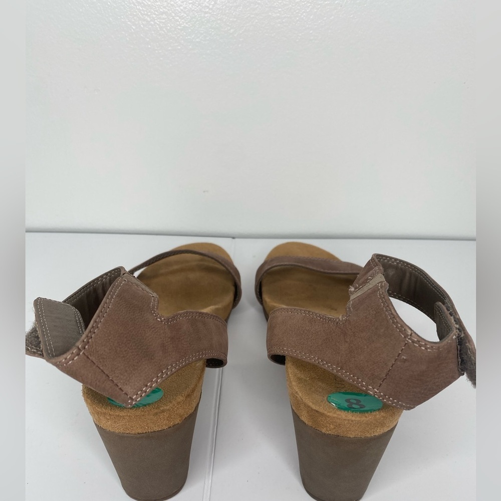 Lucky Brand NWOT or Box Women's Brown Wedge Sandals - Picture 5 of 6